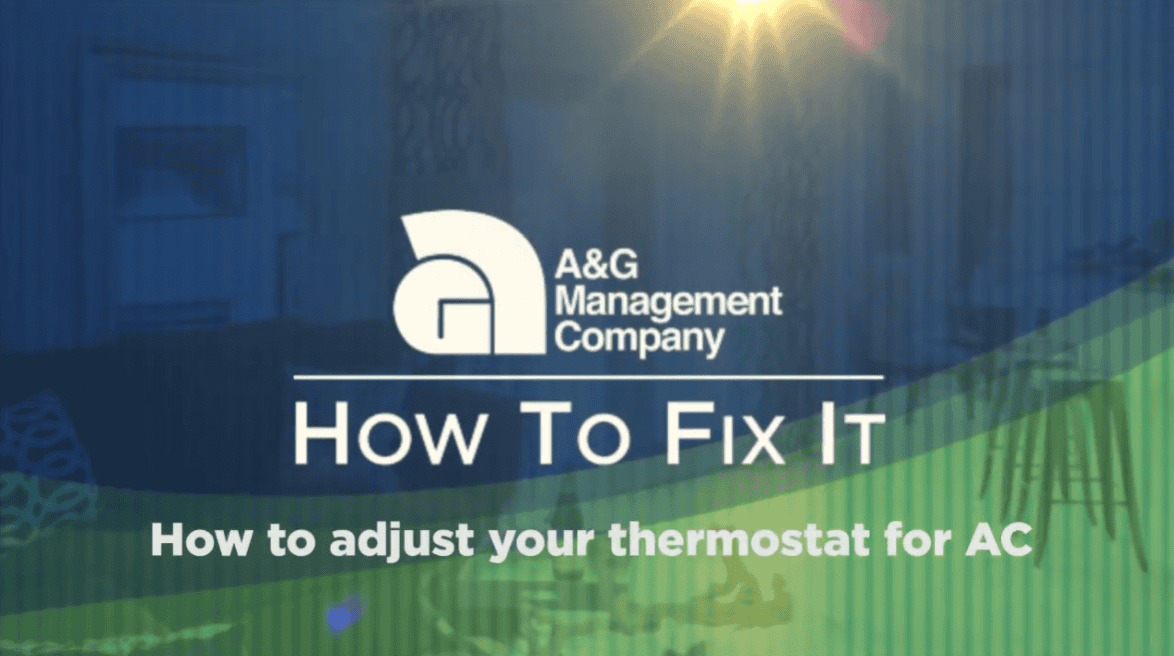 How to adjust your thermostat for ac