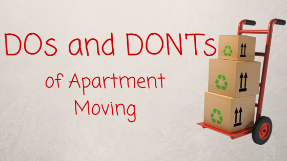Apartment Moving Dos and Don’ts