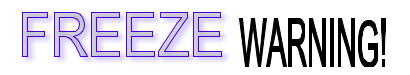 Freeze Warning Resident Information